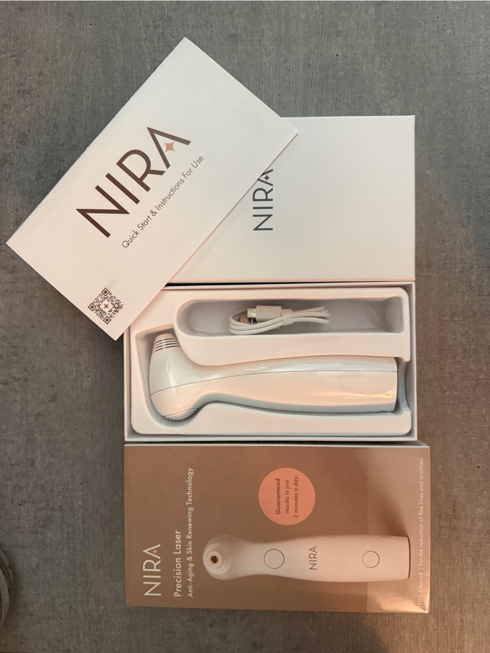 NIRA Precision Laser Anti-Aging Handset – White